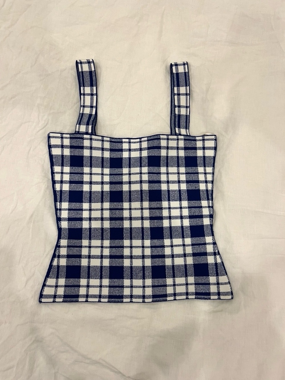 Scanlan Theodore Navy & White Plaid Two-Piece Set - Picture 4 of 7